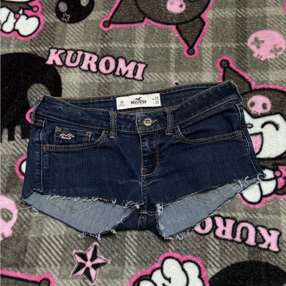Navy blue vintage Hollister Co. denim shorts